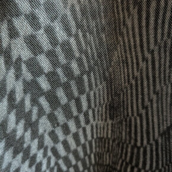 Topshop 90s Straight Jeans Black Warp Print W 28 L 30 Denim Optical Illusion - Picture 2 of 10